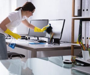 Cleaning and the commercial office